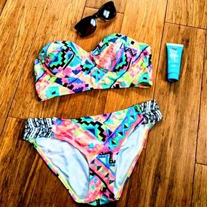 Delia's Vibrant Tribal Bikini